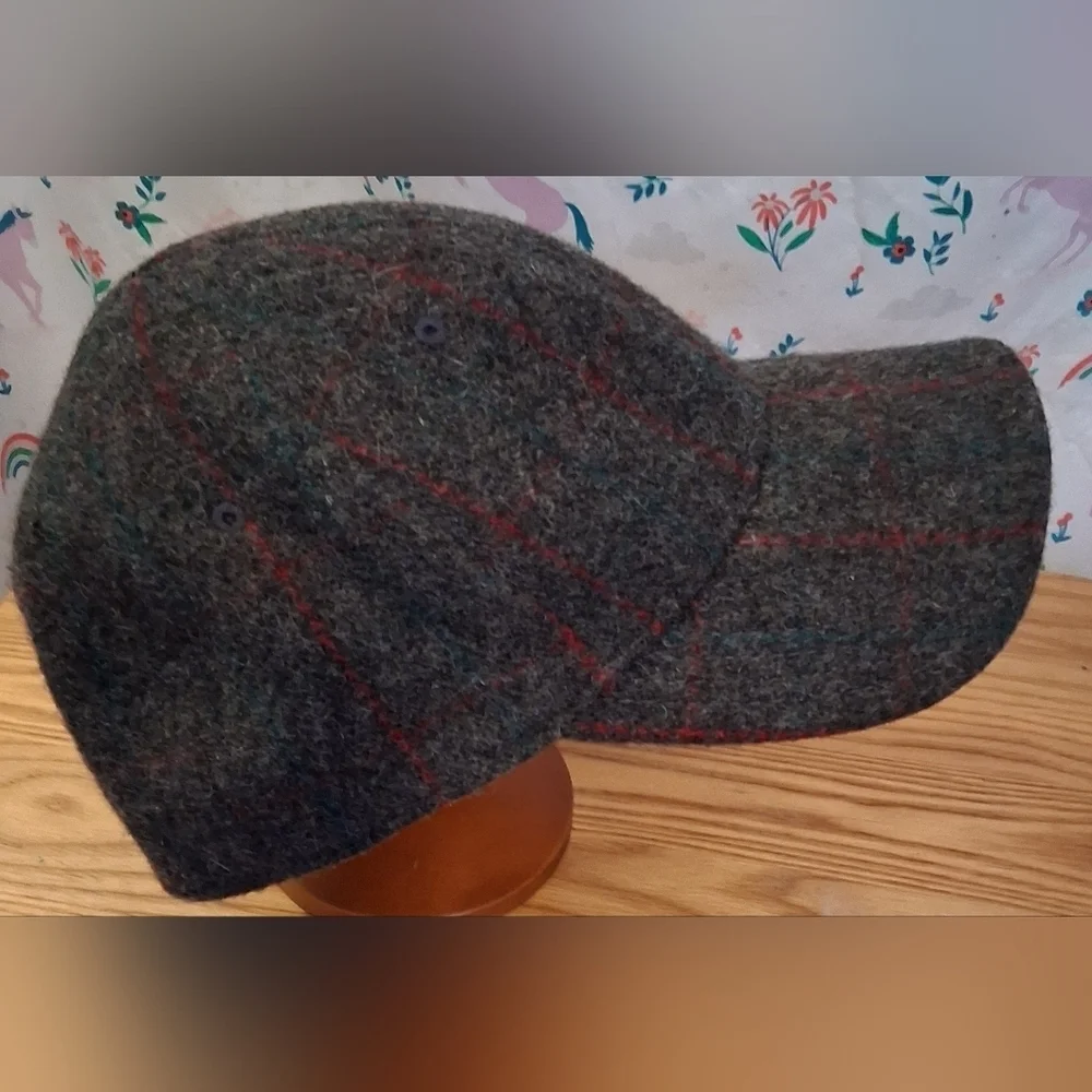 EUC RARE Vintage 60s Woolrich & Abercrombie AF Plaid Casual Wool Hat Cap L/XL